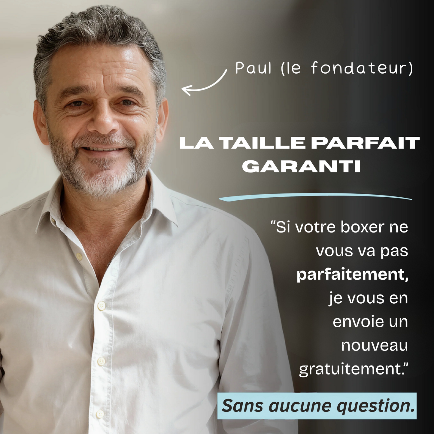 BOXER ANTI-FUITE GRIS