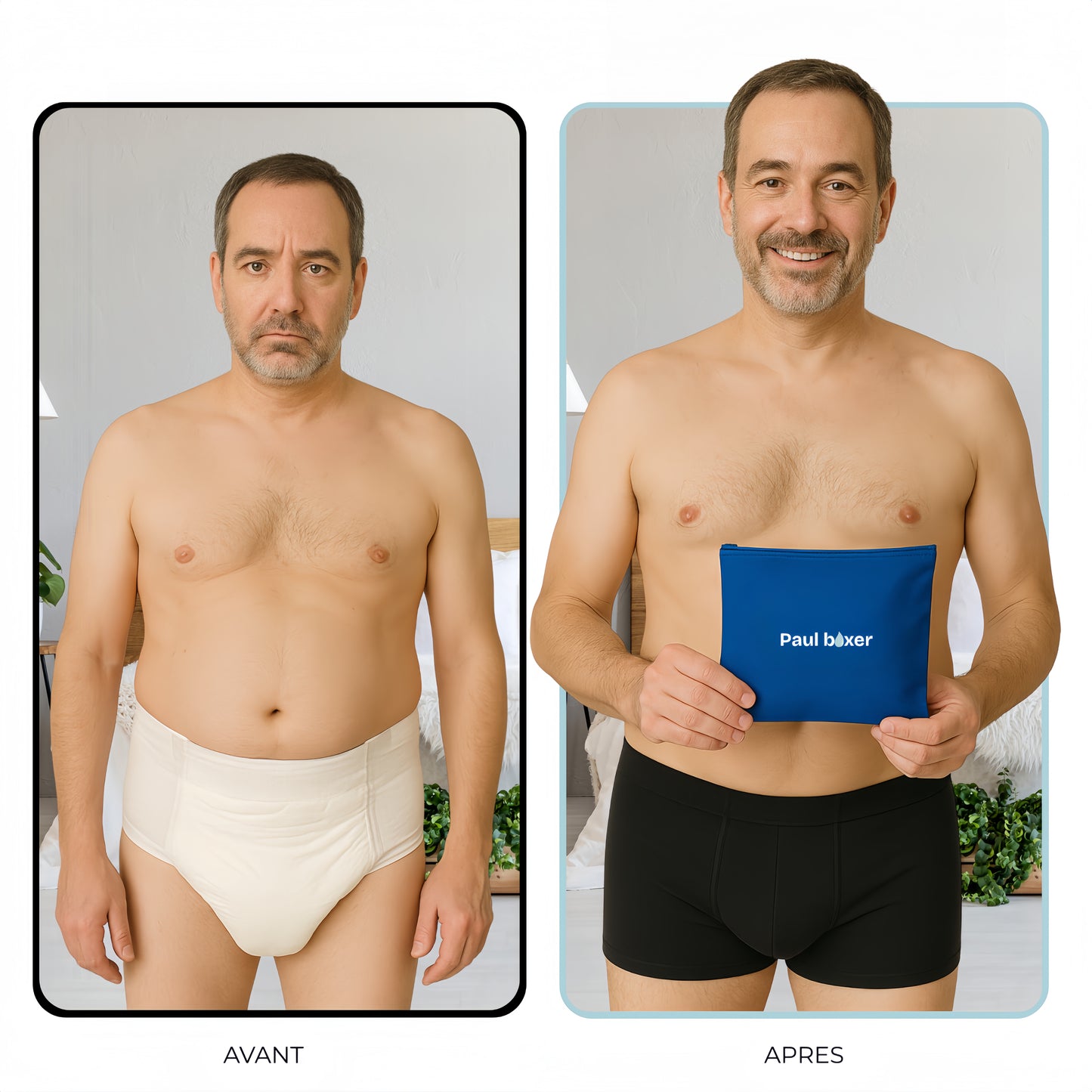 BOXER ANTI-FUITE GRIS