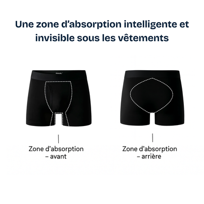 BOXER ANTI-FUITE GRIS