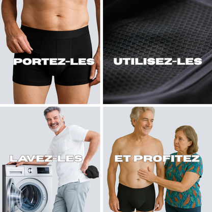 BOXER ANTI-FUITE GRIS