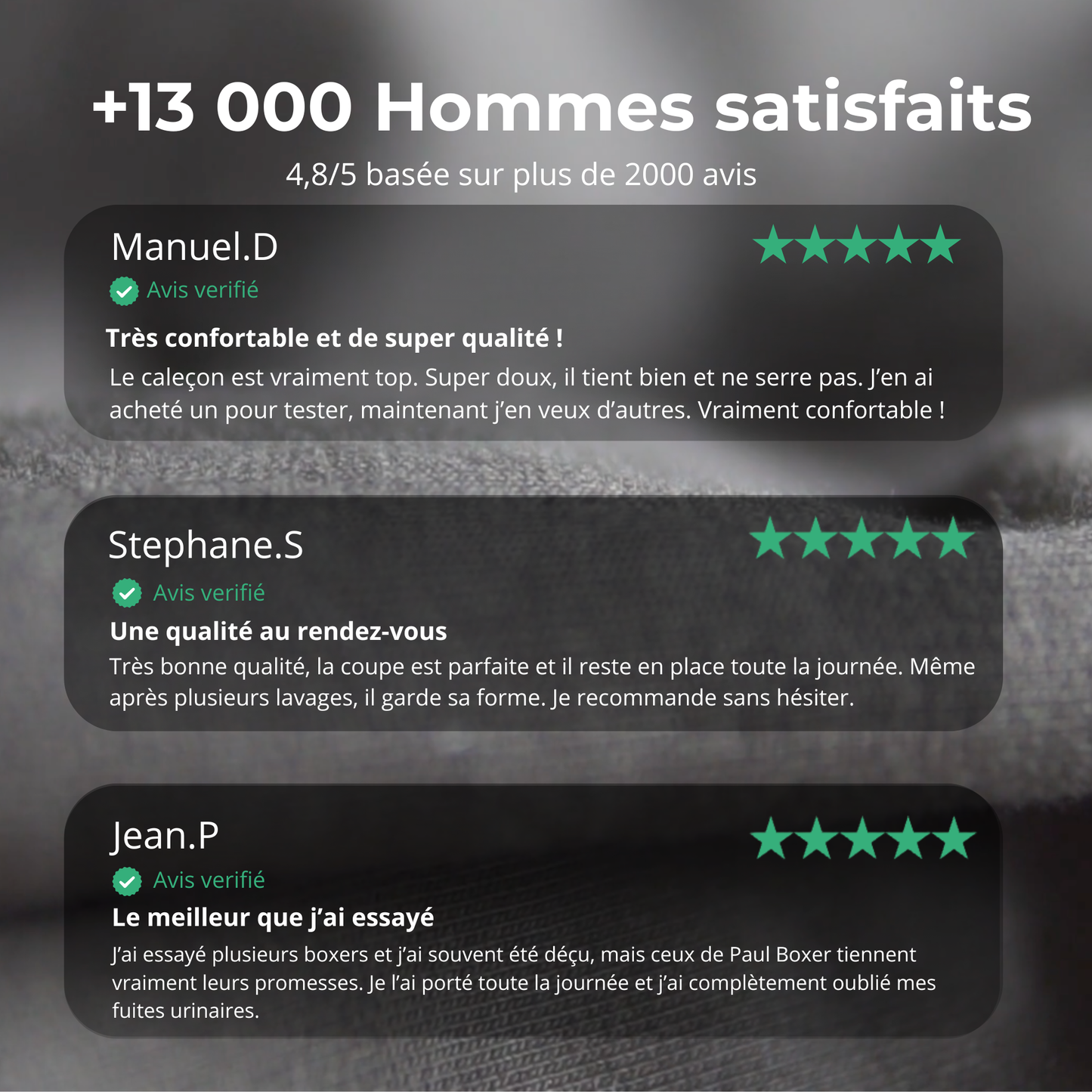 BOXER ANTI FUITE BLEU